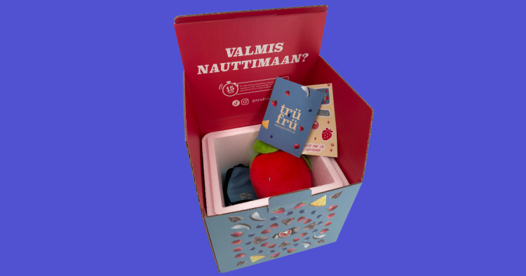Re-packing markkinointilogistiikassa: miten Trü Frü -vaikuttajapaketit toimitettiin jäädytettyinä vaikuttajille